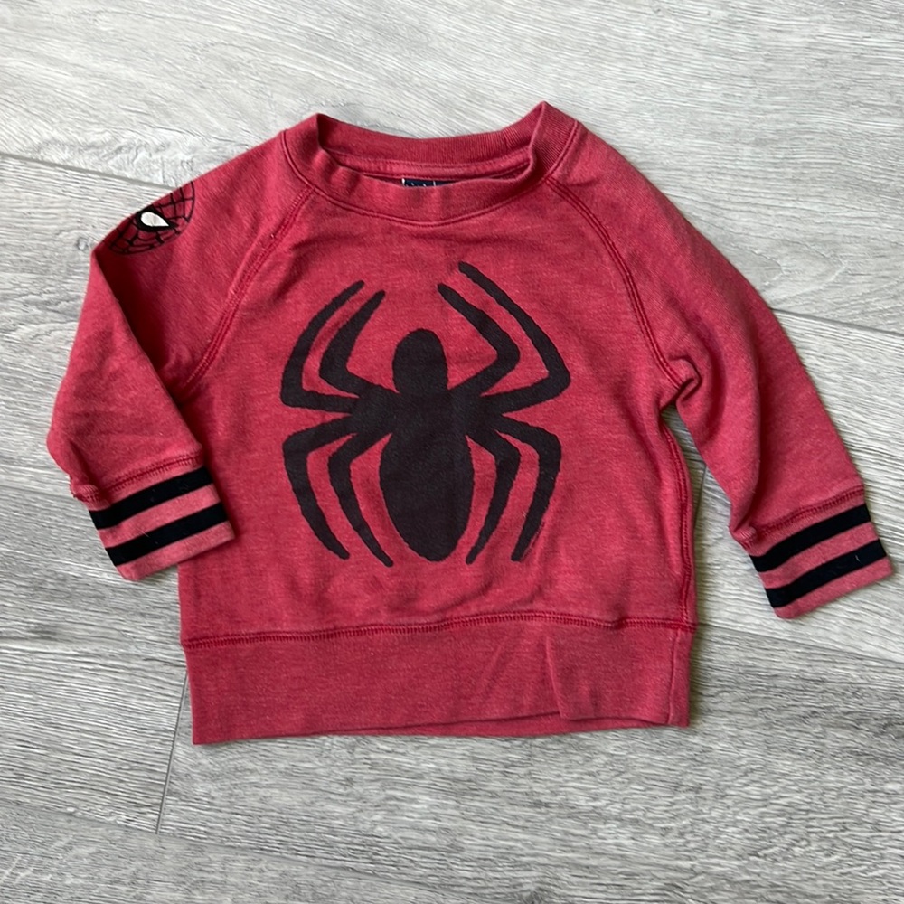 Junk Food Baby Gap 2T Spider-Man sweater